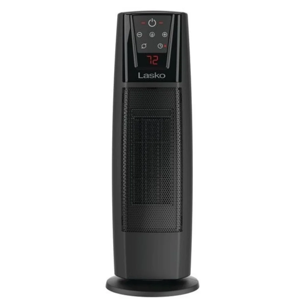 LASKO WARM-A-ROOM CT20111 DIGITAL CERAMIC TOWER HEATER WITH REMOTE 1500W